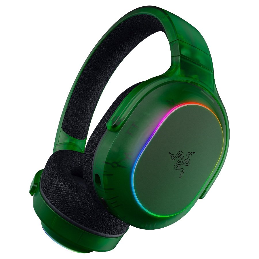 Razer Barracuda X Chroma Phantom Green Edition, Gaming Headset, Black, Oval Ear Cushions, 2.4 GHz Wireless / Bluetooth, Breat