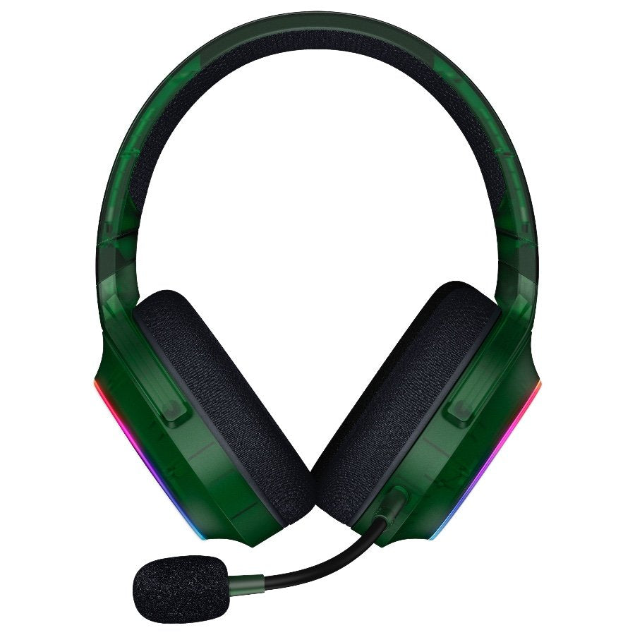 Razer Barracuda X Chroma Phantom Green Edition, Gaming Headset, Black, Oval Ear Cushions, 2.4 GHz Wireless / Bluetooth, Breat