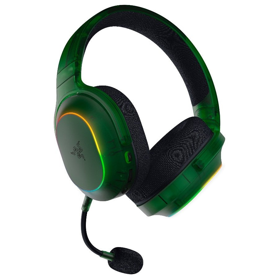 Razer Barracuda X Chroma Phantom Green Edition, Gaming Headset, Black, Oval Ear Cushions, 2.4 GHz Wireless / Bluetooth, Breat