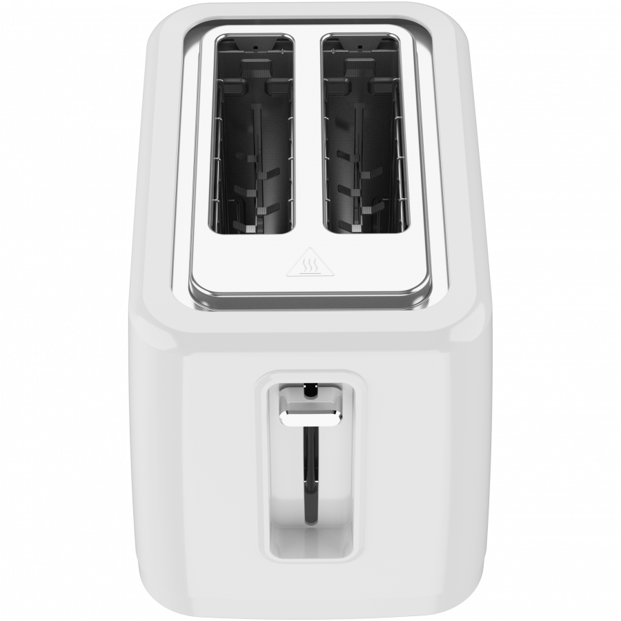 Electric Toaster, White, 220-240V, 50-60Hz, 780-930W, 2 slots, 3 modes, 7 browning levels — AENO