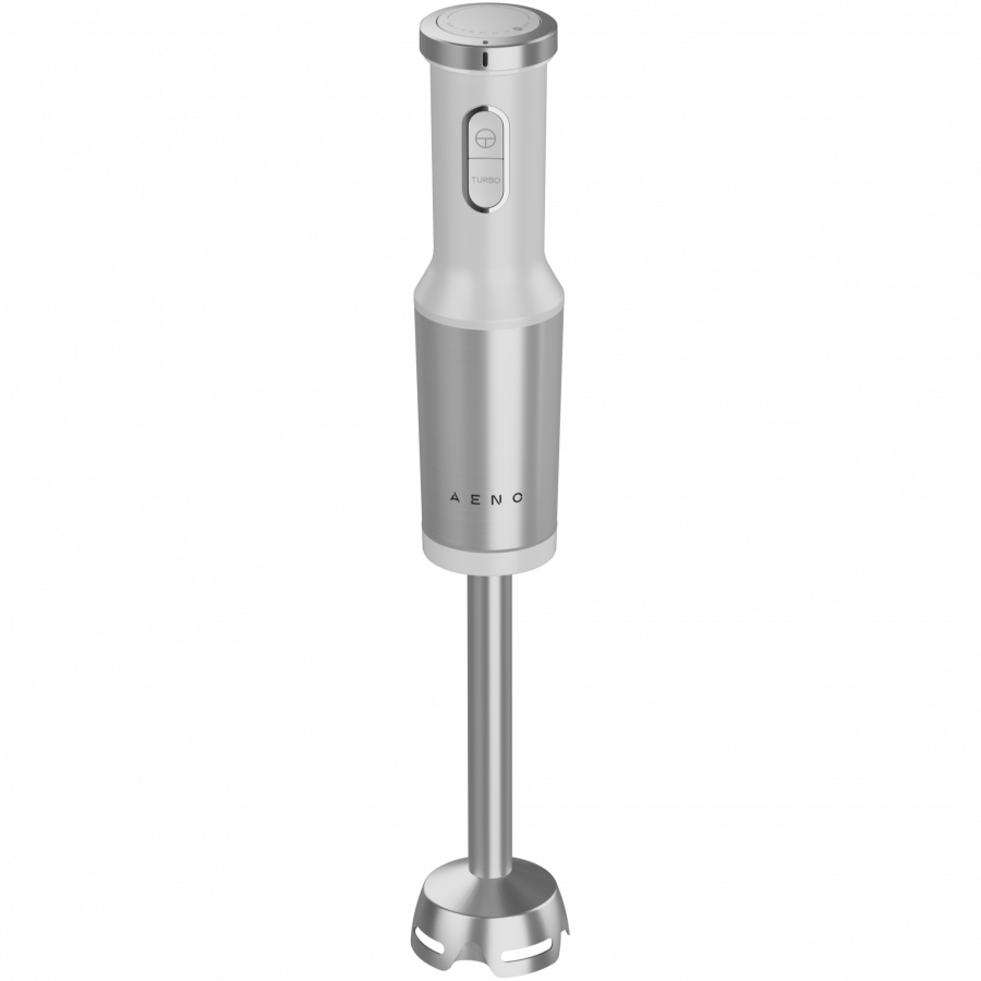 Hand Blender, 1200W in CB, White, Tiger Teeth Cutter, Whisk, Food Processor, Cup — AENO