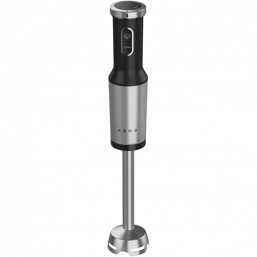 Hand Blender, 1200W in CB, Black, Tiger Teeth Cutter, Whisk, Food Processor, Cup — AENO