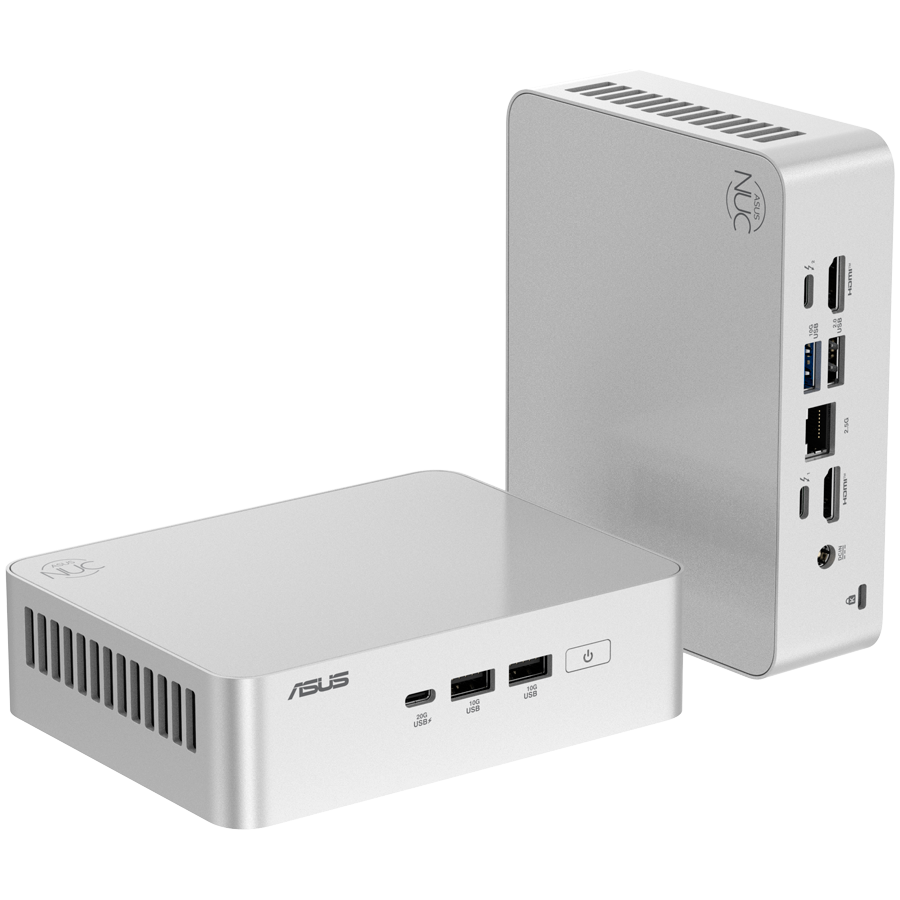 ASUS NUC 15pro+/RNUC15CRSU700002/Intel Ultra 7 255H/Intel Arc graphics/no Storage/no RAM/Intel Wi-Fi 7 BE201/no OS/EU Cord/Ki