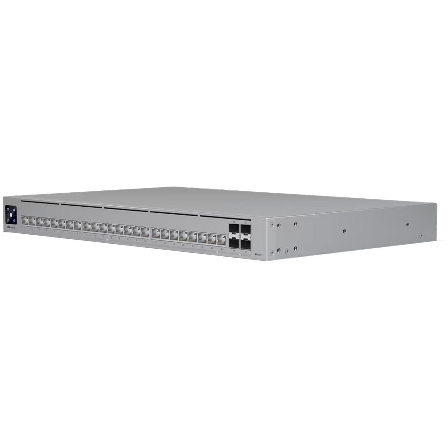 Ubiquiti Layer 3 Etherlighting switch USW-PRO-HD-24-EU, (22) 2.5 GbE, (2) 10 GbE ports, (4) 10G SFP+ ports