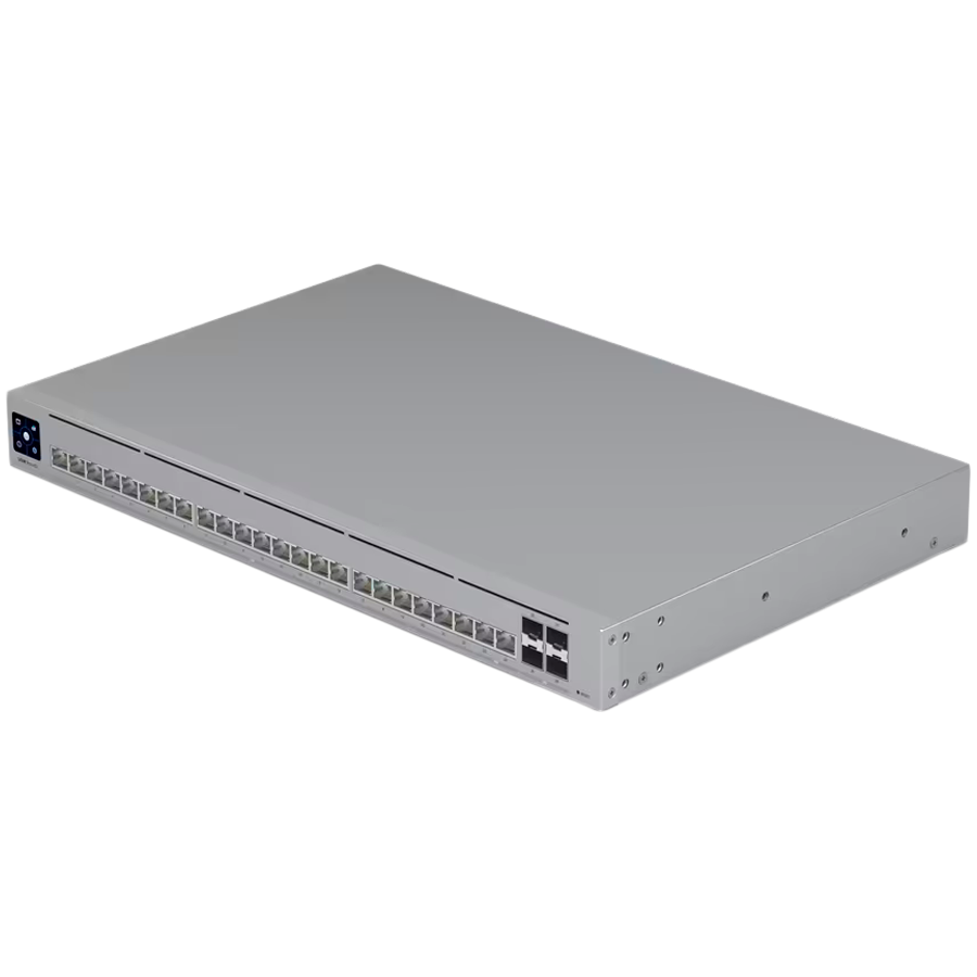 Ubiquiti Layer 3 Etherlighting switch USW-PRO-HD-24-EU, (22) 2.5 GbE, (2) 10 GbE ports, (4) 10G SFP+ ports