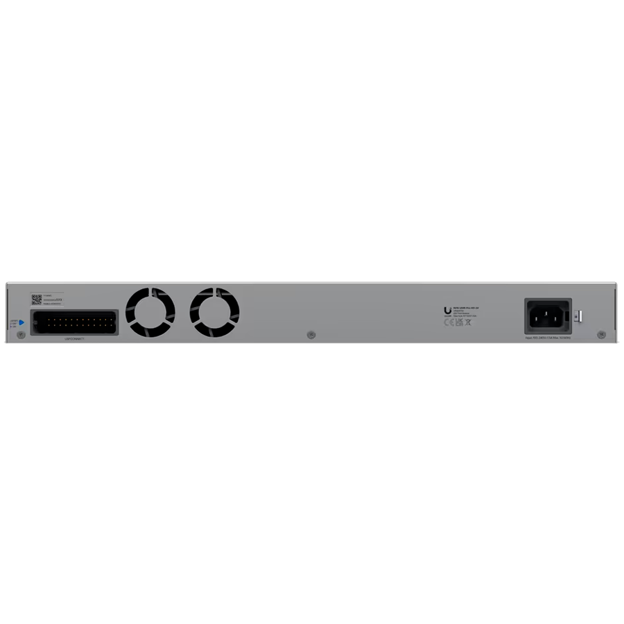 Ubiquiti Layer 3 Etherlighting switch USW-PRO-HD-24-EU, (22) 2.5 GbE, (2) 10 GbE ports, (4) 10G SFP+ ports