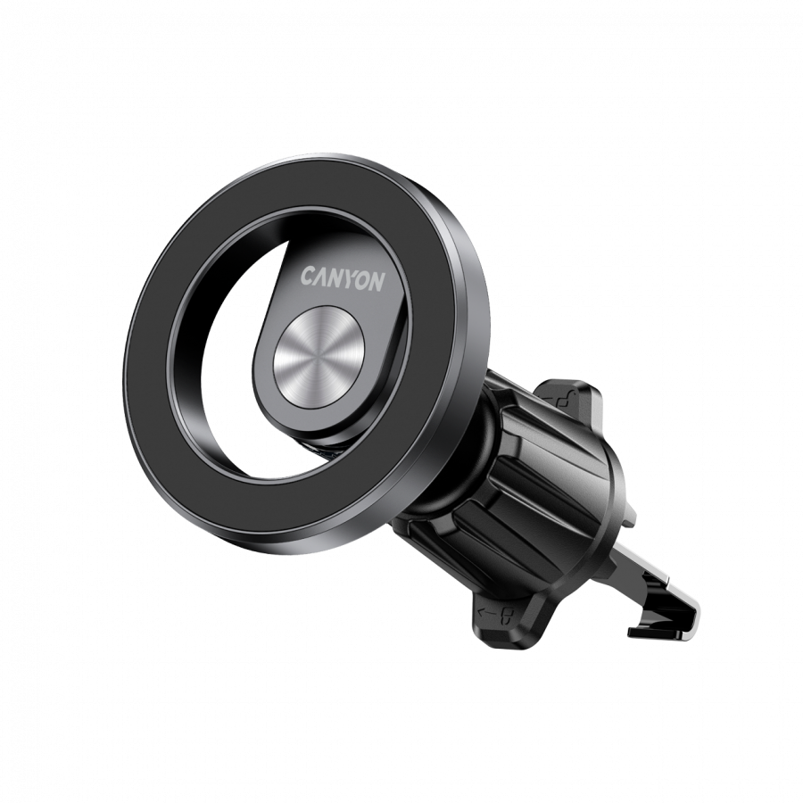 CANYON Magnetic car holder OnGrip 12 suction + air vent Black