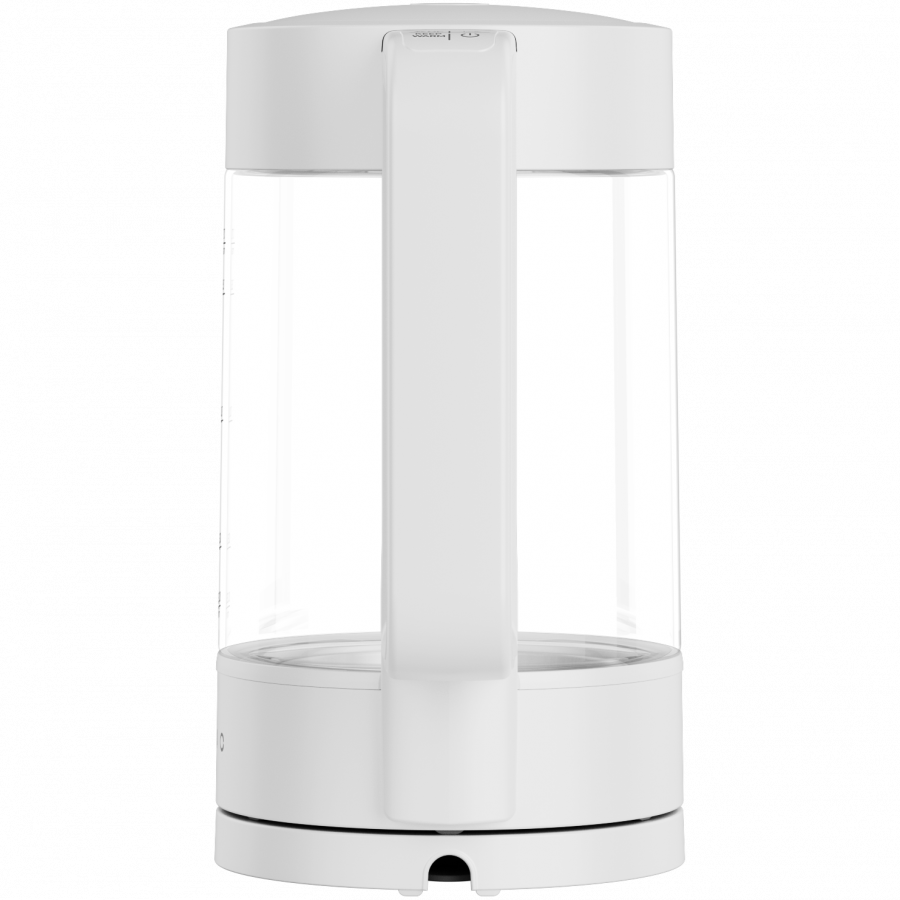 Electric Kettle, white, 220-240V, 1850-2200W, 1.7L, Keep warm 30 min, 40,60,80,90,100, console in Handle — AENO