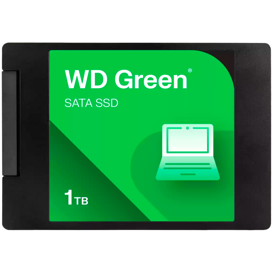 SSD POWERED BY SANDISK WD Green 1TB SATA, 2.5'', 7mm, Read: 545 MBps — WESTERN DIGITAL