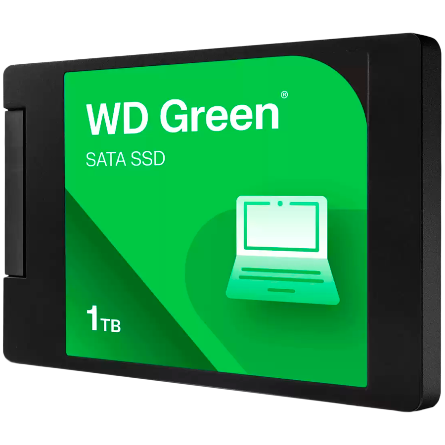 SSD POWERED BY SANDISK WD Green 1TB SATA, 2.5'', 7mm, Read: 545 MBps — WESTERN DIGITAL