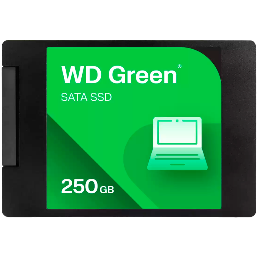 SSD POWERED BY SANDISK WD Green (2.5'', 250GB, SATA 6Gb/s) — WESTERN DIGITAL