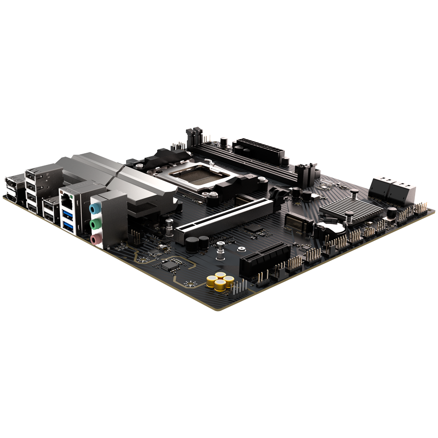 SAPPHIRE AMD B650M-E AM5 Ryzen R9/R7/R5, 2x DDR5 7600MHz, PCIe 4.0 x16, 1x M.2 Gen5, 1x M.2 Gen4, LAN 2.5 Gbps, Micro-ATX