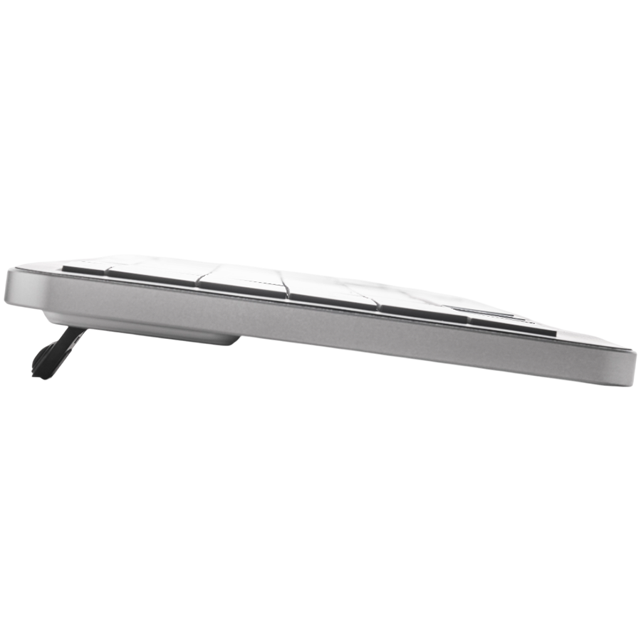 CLEVETURA CLVX 1 Touch-On-Keys AI Wireless Keyboard, ANSI US Windows Layout, Scissor Switches, Aluminum Chassis, Interactive