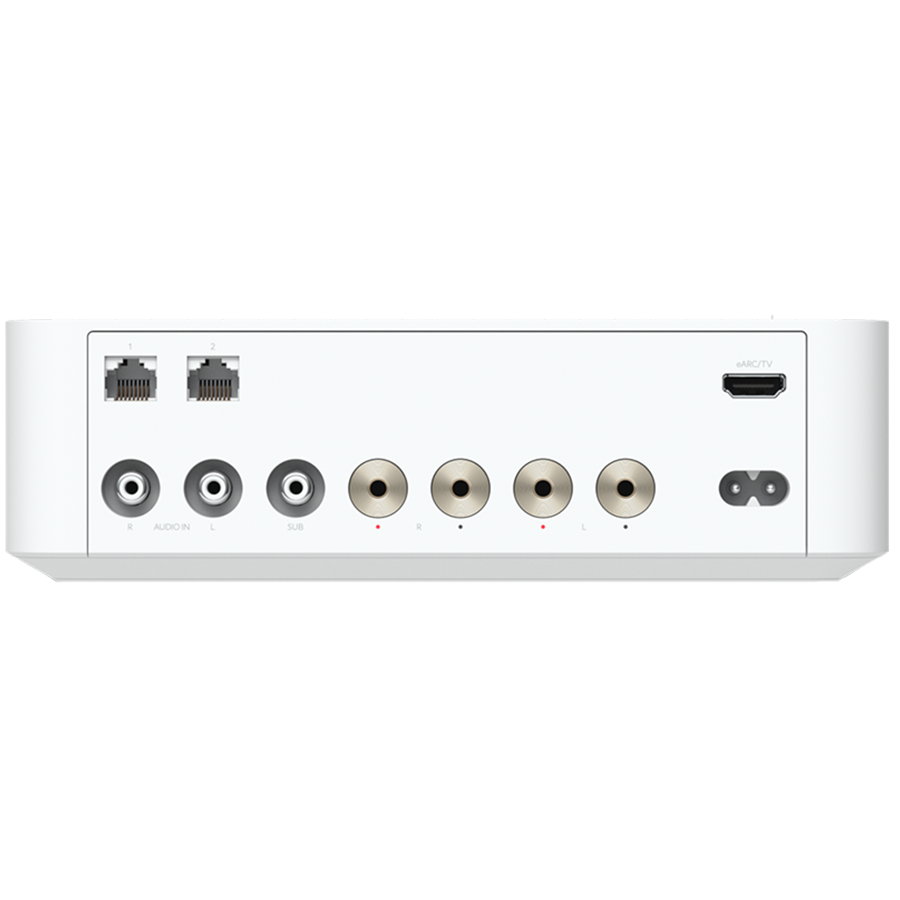 Ubiquiti UPL-Amp-W-EU Premium speaker amplifier designed for high-fidelity multi-zone audio streaming and immersive spatial s