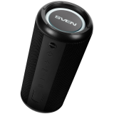 Speaker SVEN PS-315, black, power output 2x10W (RMS), Waterproof (IPx6), TWS, Bluetooth, USB, microSD, lithium battery
