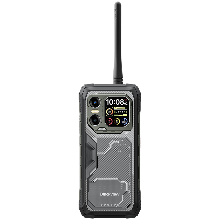 Blackview XPLORE 1 Walkie-talkie 22km 5G Rugged Phone 6.78-inch FHD 2460x1080 120Hz+2.01-inch 296x240 12+256GB MTK Dimensity