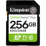 KINGSTON 256GB SDXC Canvas Select Plus Gen3 150MB/s C10 UHS-I U1 V10