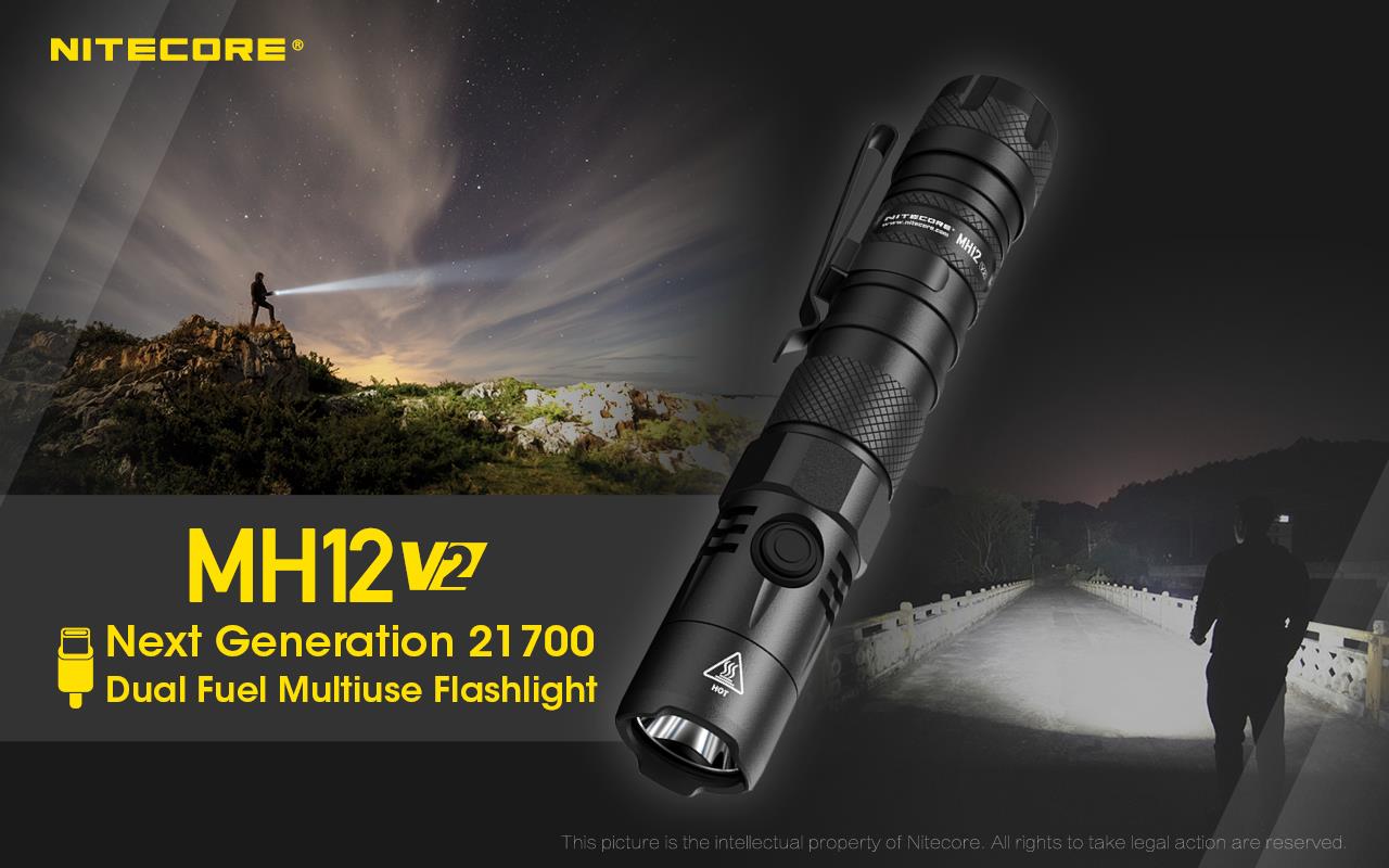 FLASHLIGHT MH SERIES/1200 LUMENS MH12 V2 NITECORE