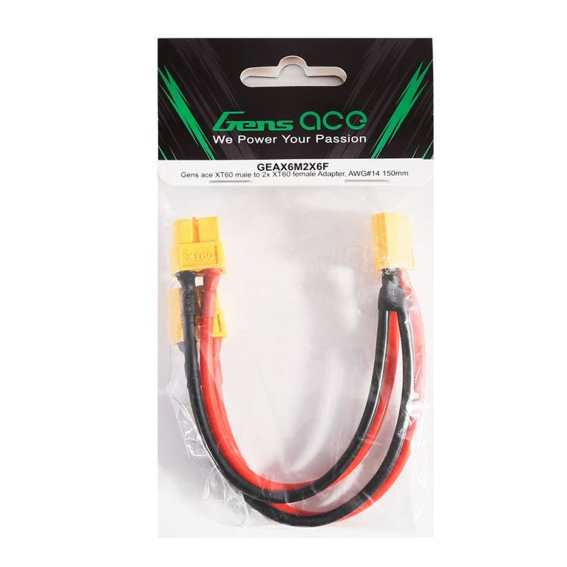 Buchsenadapter Gens ace XT60 Stecker auf 2x XT60