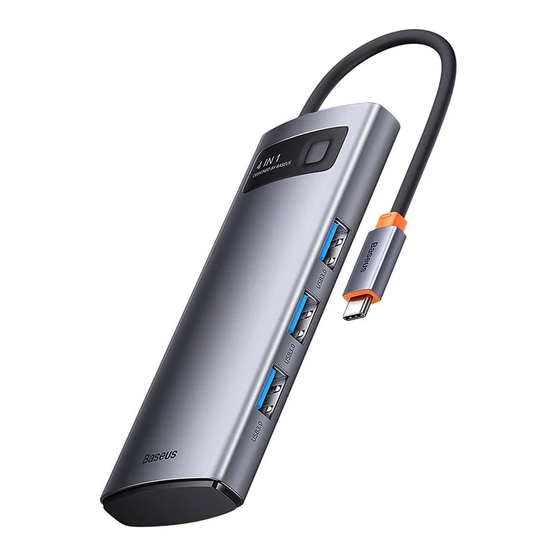 Hub 4in1 Baseus Metal Gleam Series, USB-C to 4x USB 3.0 - Product Image 2