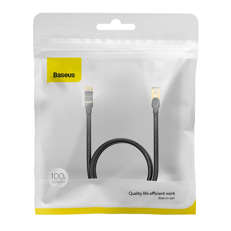 Baseus Ethernet RJ45, 10Gbps, 1m network cable (black) - Product Image 6