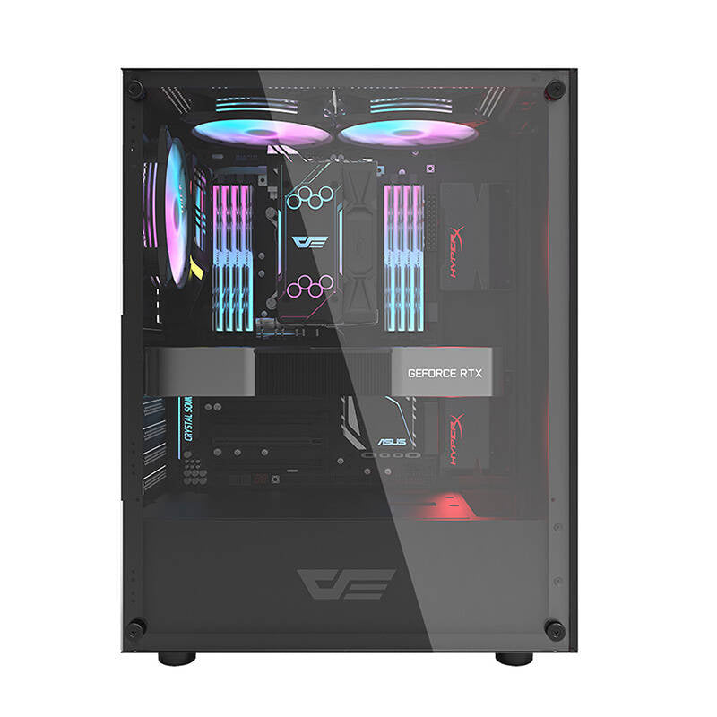 Computergehäuse Darkflash DK100 (schwarz)