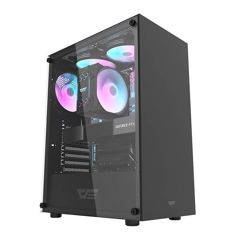 Computergehäuse Darkflash DK100 (schwarz)