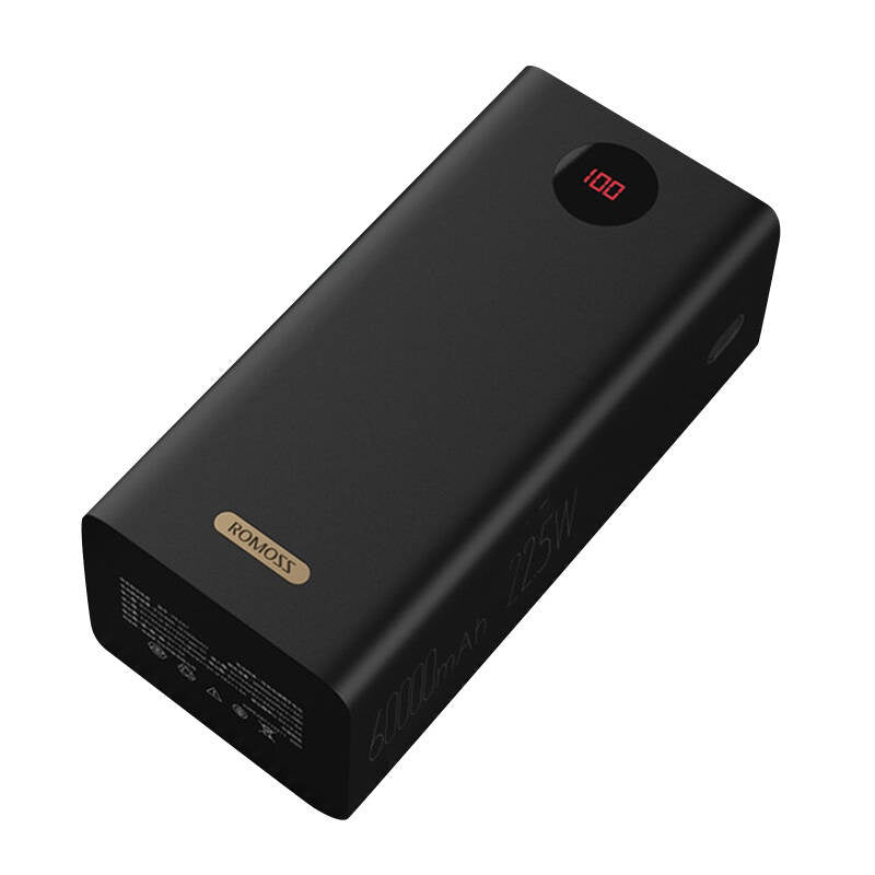 Powerbank Romoss PEA60 60000mAh, QC + PD, 22.5W (black) - Product Image 1