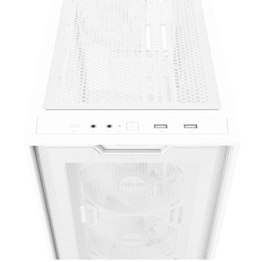 Case ASUS A21 PLUS MidiTower Case product features Transparent panel Not included MicroATX MiniITX Colour White A21PLUSTGARGBWHITE