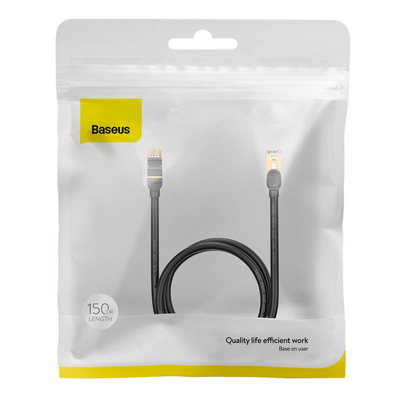 Baseus Ethernet RJ45, 10Gbps, 1.5m network cable (black) - Product Image 6