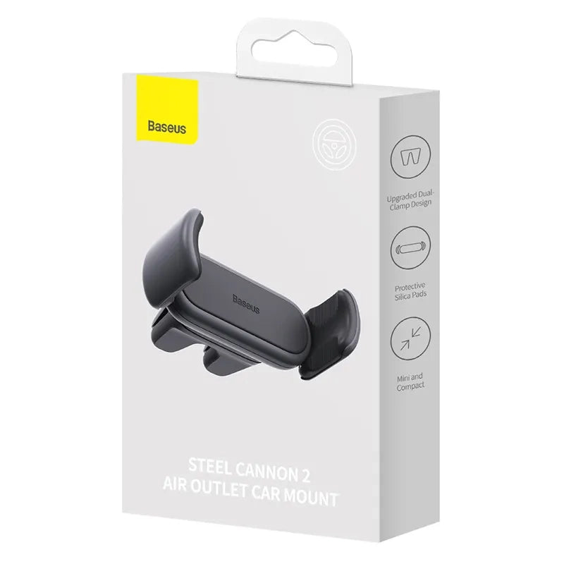 Baseus Steel Cannon 2 Car holder to Ventilation Grid (black) - Product Image 6