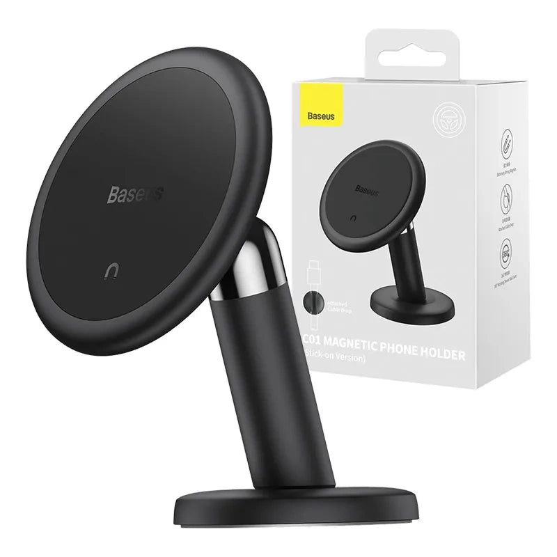 Baseus C01 Magnetic Car Holder for Dashboard (black) - Product Image 6