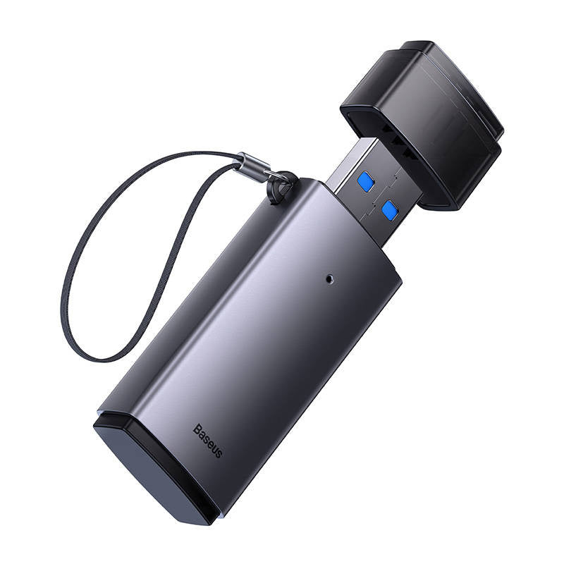 Baseus Lite Series SD/TF memory card reader, USB (gray) - Product Image 5