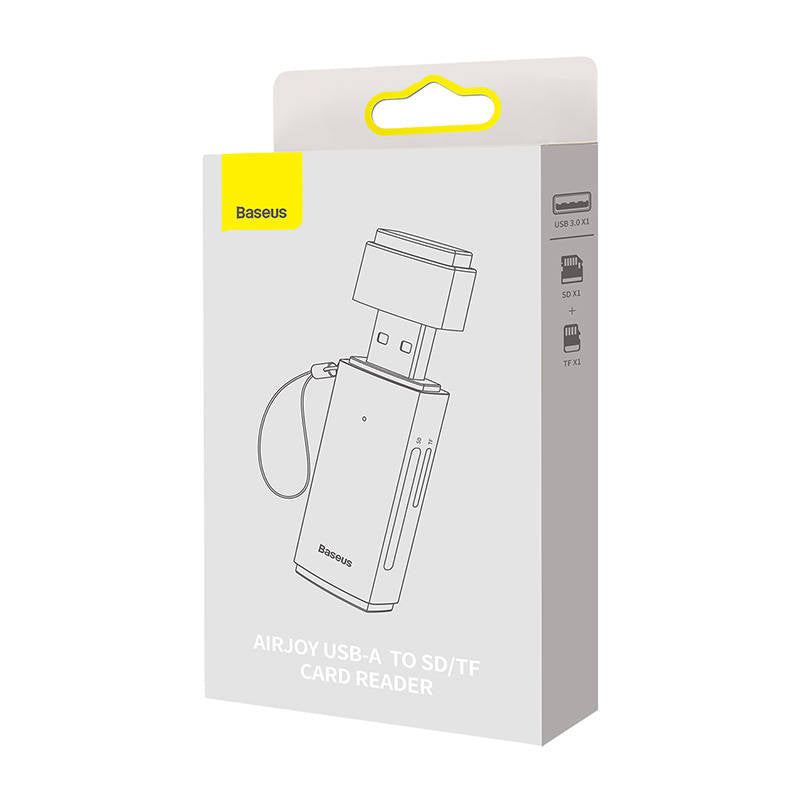 Baseus Lite Series SD/TF memory card reader, USB (gray) - Product Image 8