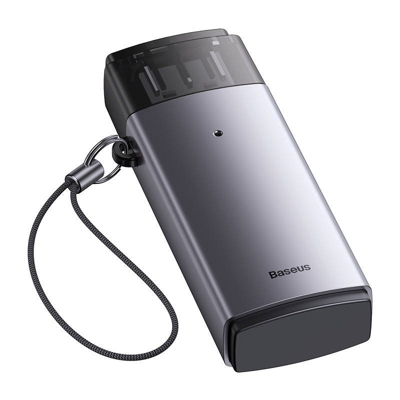 Baseus Lite Series SD/TF memory card reader, USB (gray) - Product Image 6
