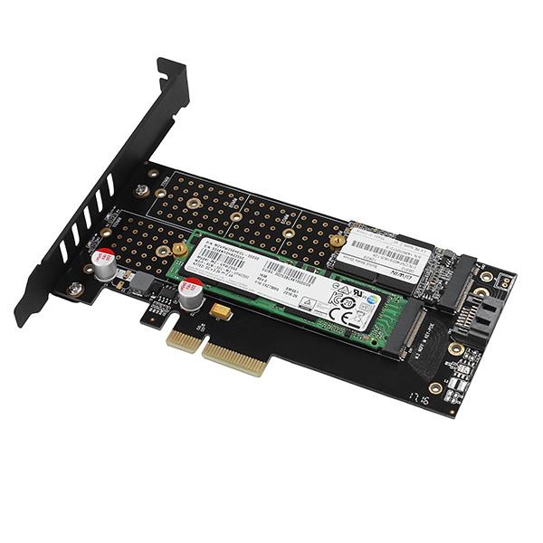 SSD ACC ADAPTER NVME/SATA/M.2/PCIE SP&LP PCEM2-DC AXAGON
