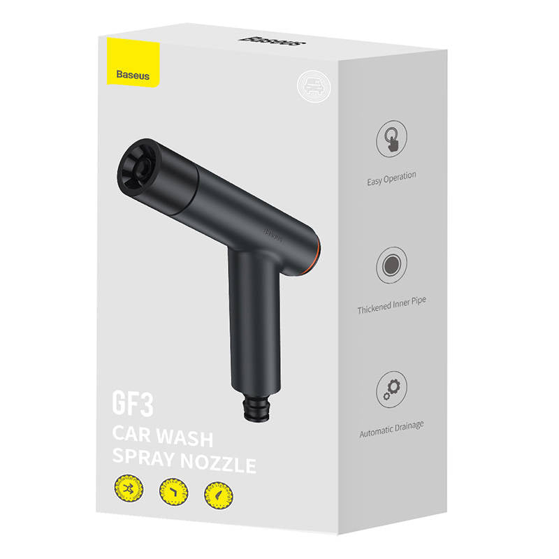Watering nozzle for the Baseus GF3 garden hose (black) - Product Image 5