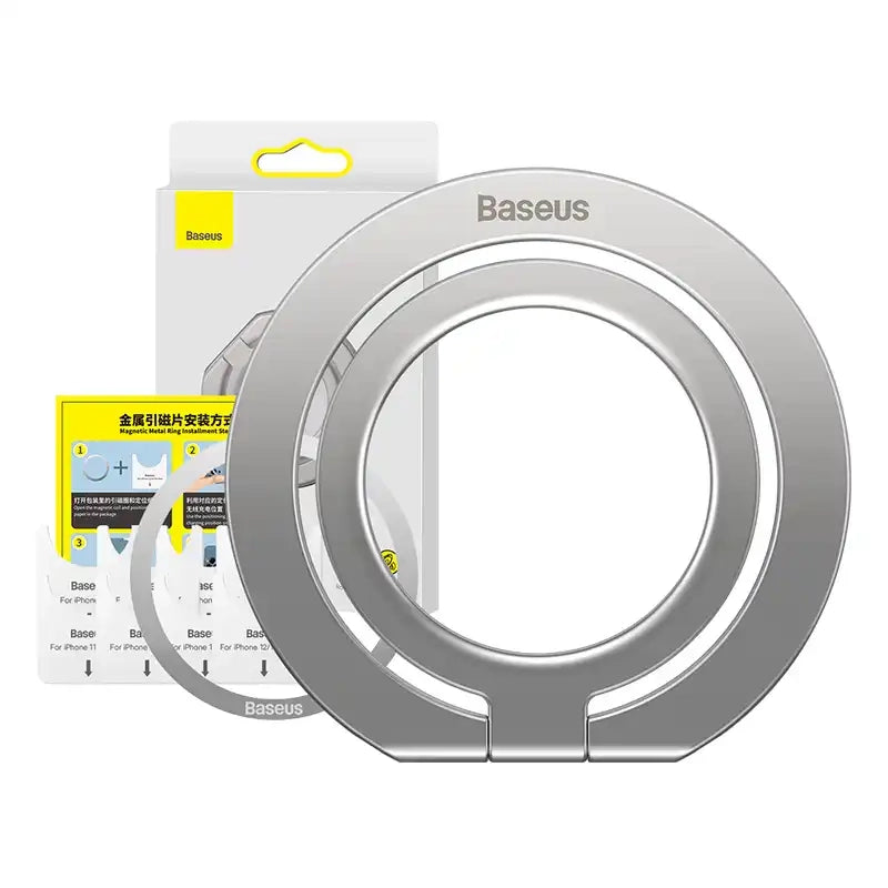 Baseus Halo Ring holder for phones (Silver) - Product Image 8