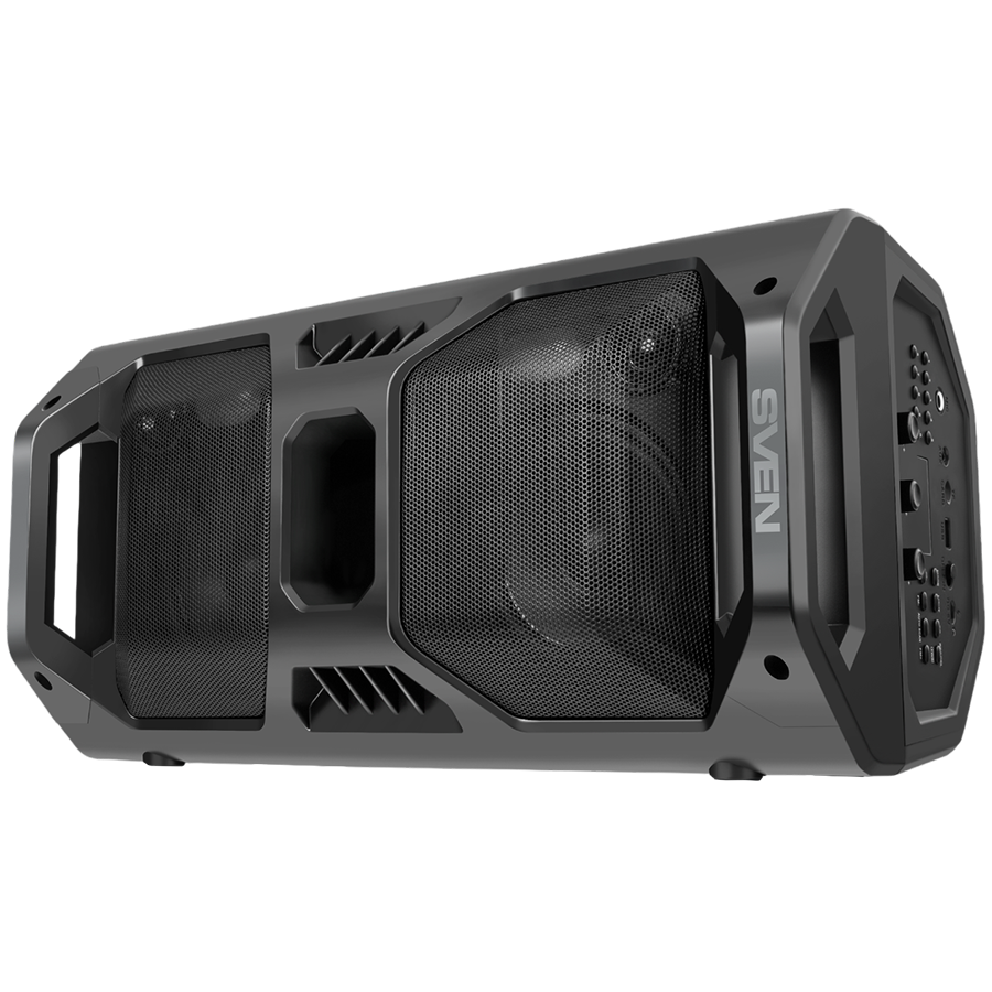 Speaker SVEN PS-600, black (50W, TWS, Bluetooth, FM, USB, microSD, LED-display, 4000mAh)