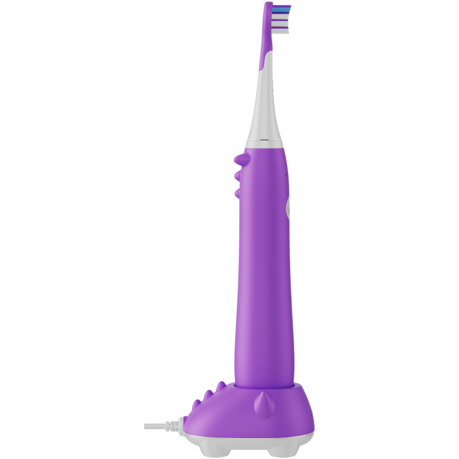 Wireless Tooth Brush, Violet, 3 Brush Heads, 600mAh, Function: Sensive, Clean, Whitening, Sweep, Smart Remind — AENO