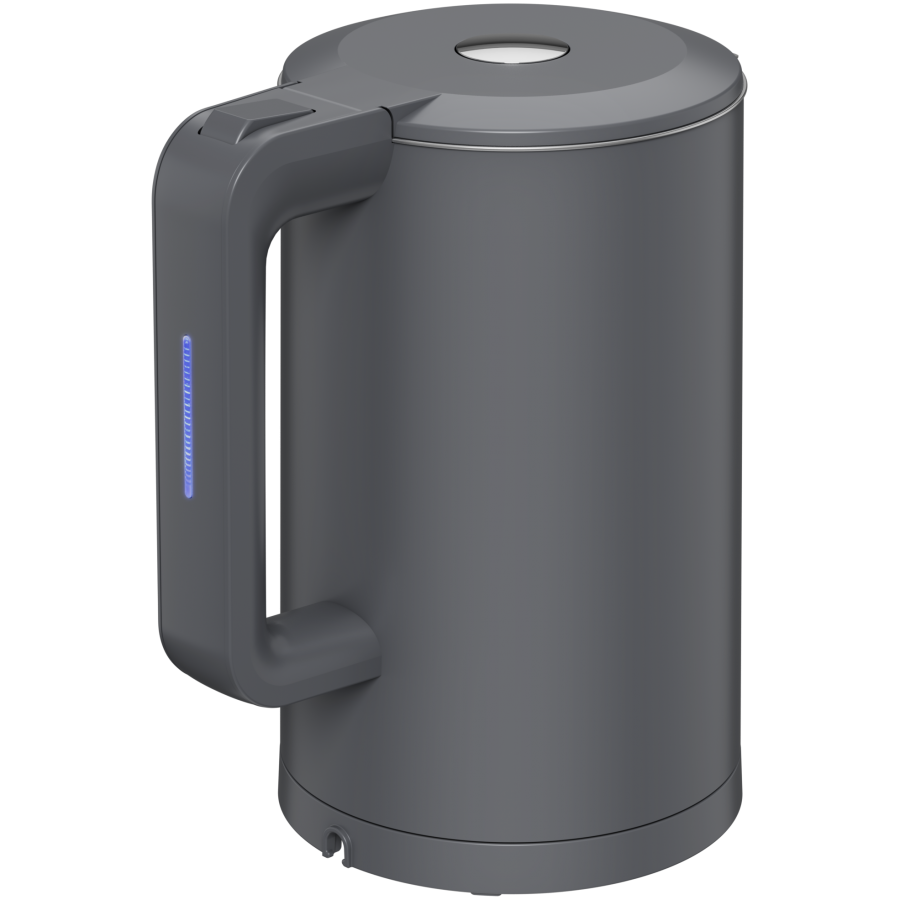 Electric Kettle, gray, 220-240V, 1850-2200W, 1.7L, strix controller — AENO