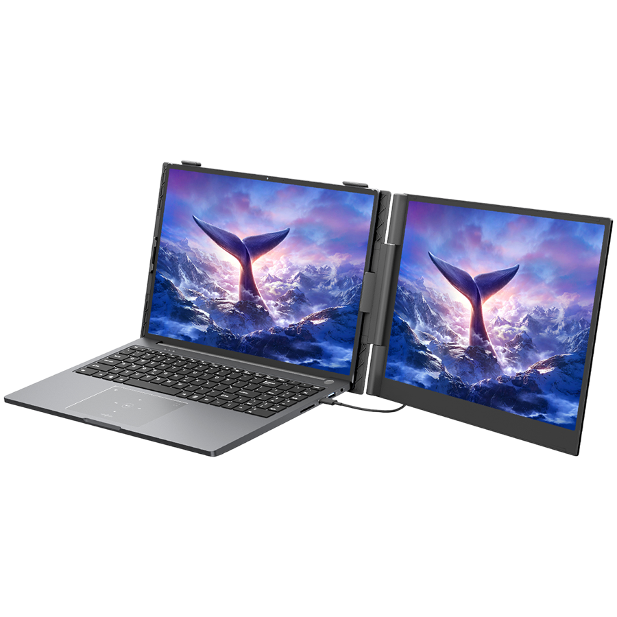 Portable monitor Blackview SCM6 Single Screen 14inch 1920x1080 16:9 LCD 60Hz IPS 178 USB-C 3.1x3 for 13-17.3 inch laptops 332
