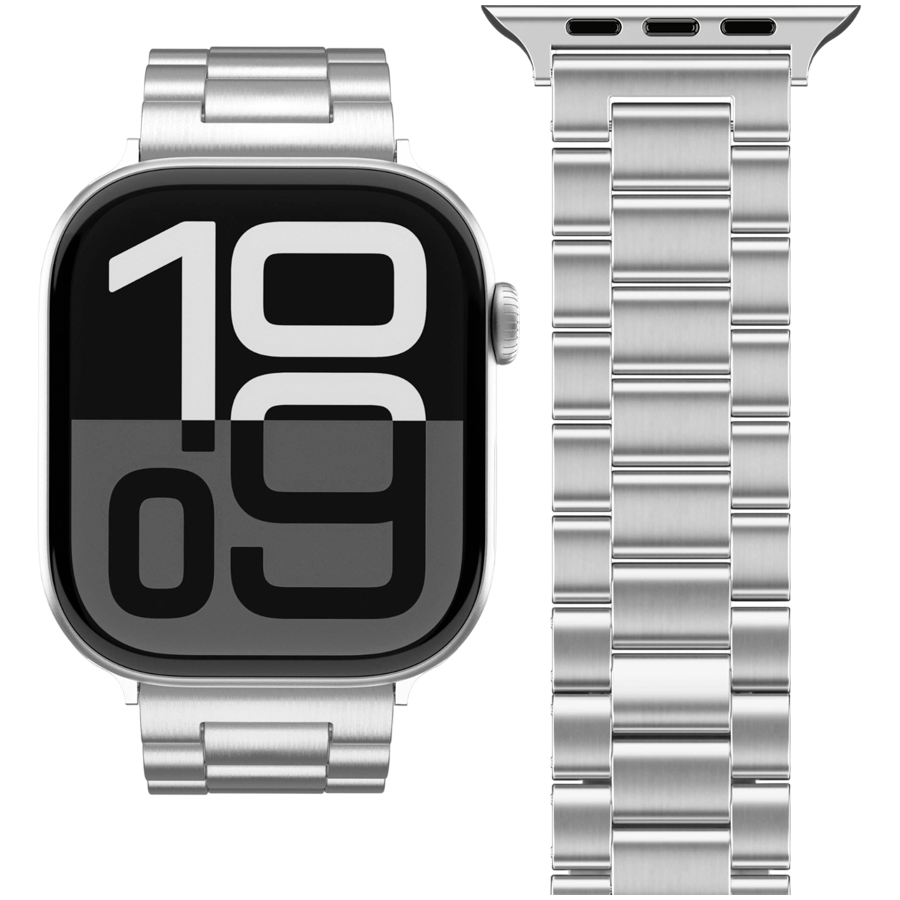 Link Bracelet 2 40, 41, 42mm One Size, Silver — VONMAHLEN