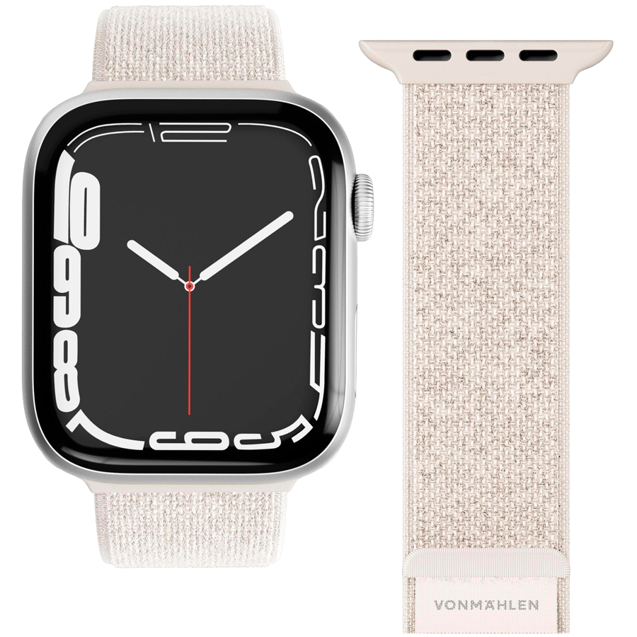 Fitness Loop 2 40, 41, 42mm One Size, Cream — VONMAHLEN