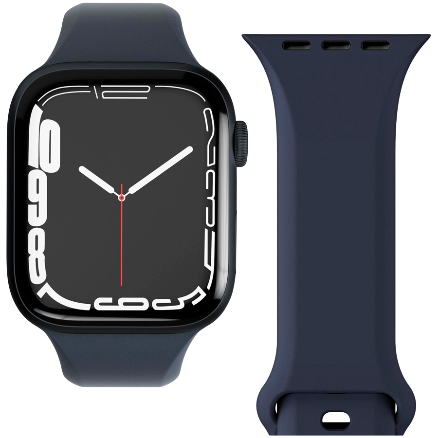 Classic Band 2 44, 45, 46, 49mm One Size, Navy — VONMAHLEN