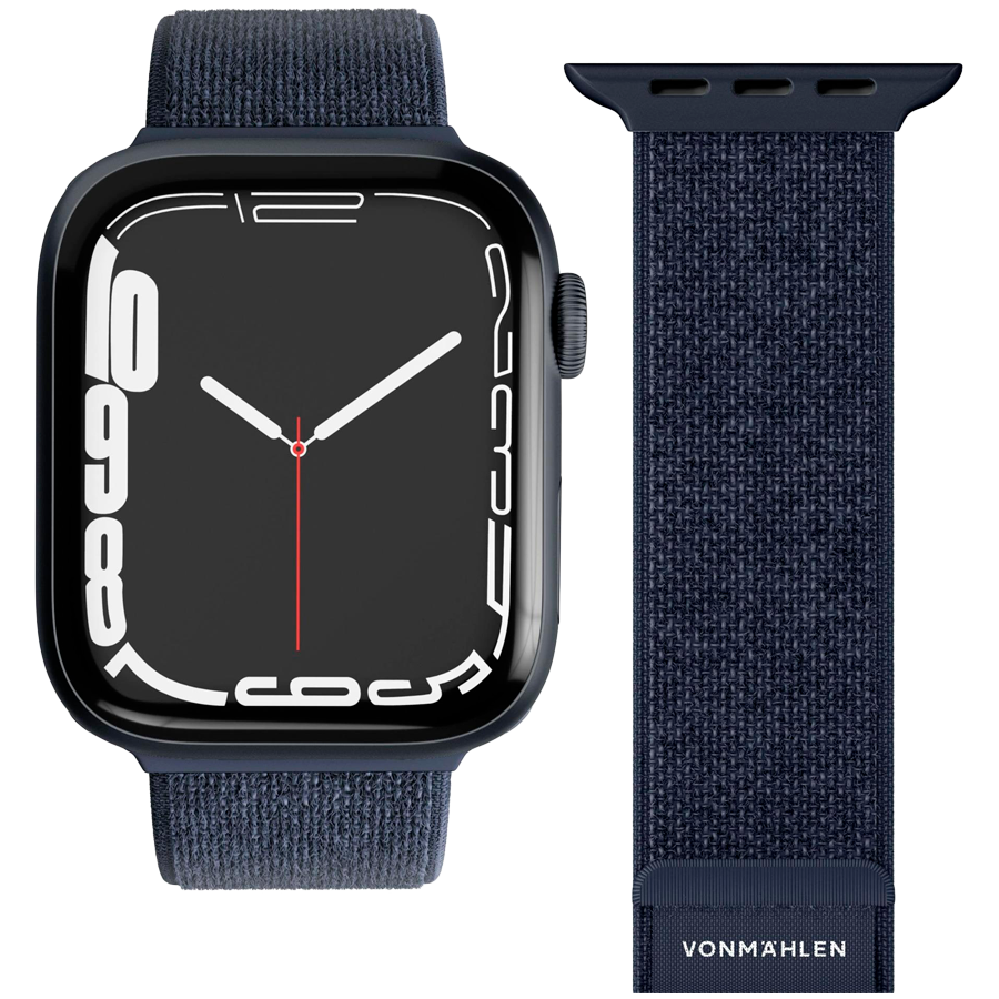 Fitness Loop 2 40, 41, 42mm One Size, Navy — VONMAHLEN
