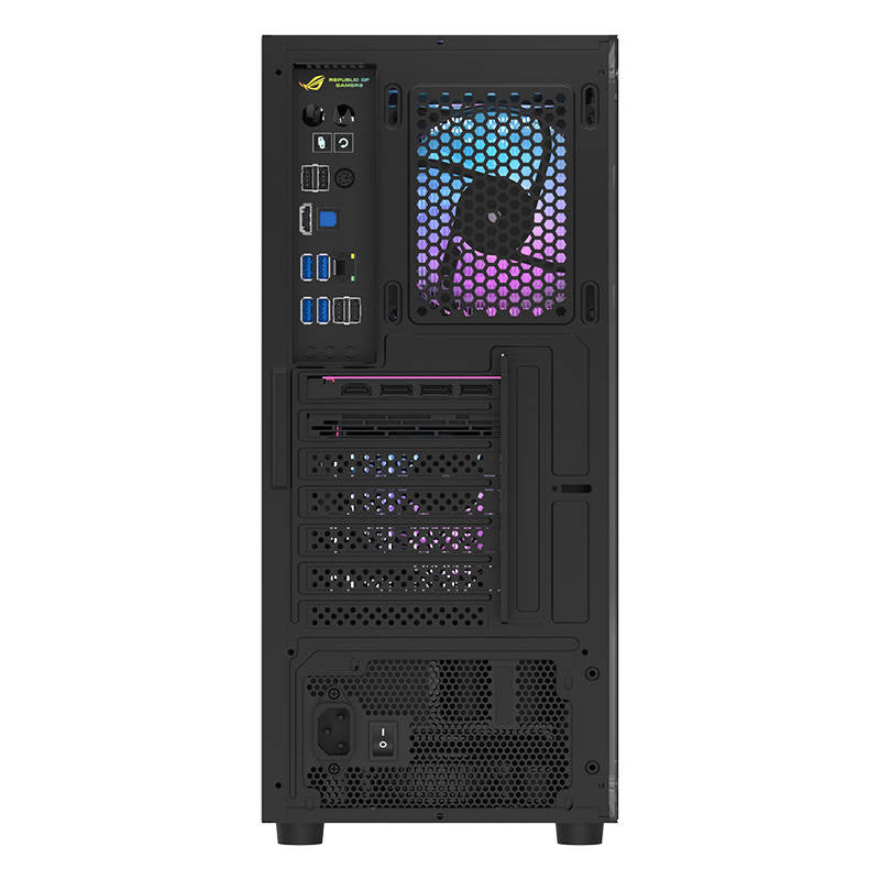 Darkflash A290 Computergehäuse (schwarz) + 3 Lüfter