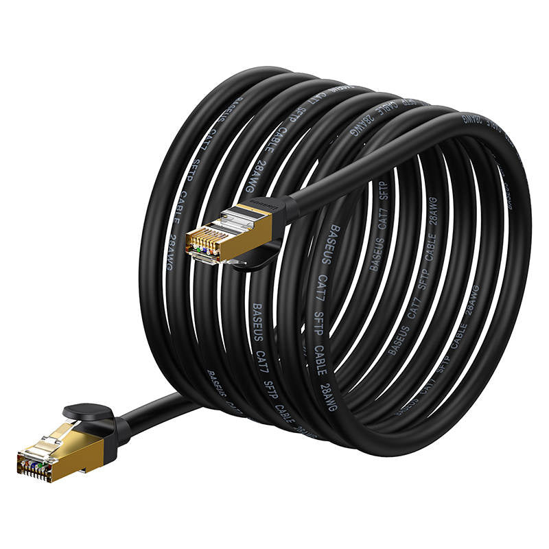 Baseus Ethernet RJ45, 10Gbps, 8m network cable (black) - Product Image 3