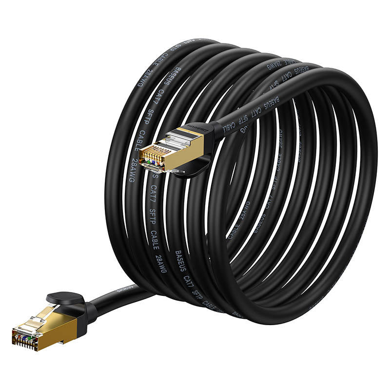 Baseus Ethernet RJ45, 10Gbps, 5m network cable (black) - Product Image 3