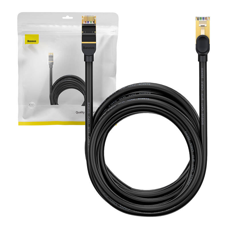 Baseus Ethernet RJ45, 10Gbps, 30m network cable (black) - Product Image 6